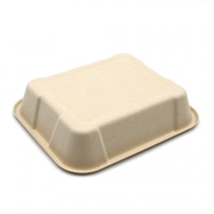 Hot! New Square Compostable Display Takeaway Box with Lid