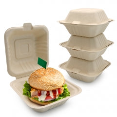 Hot! 6"-450ml Hamburger Boxes(Fold)