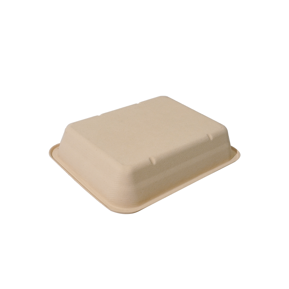 FREE Mold Fees! GreenPack 62oz / 1820ml Compostable Fresh Meat Tray — BPI Certified | OEM/ODM Available