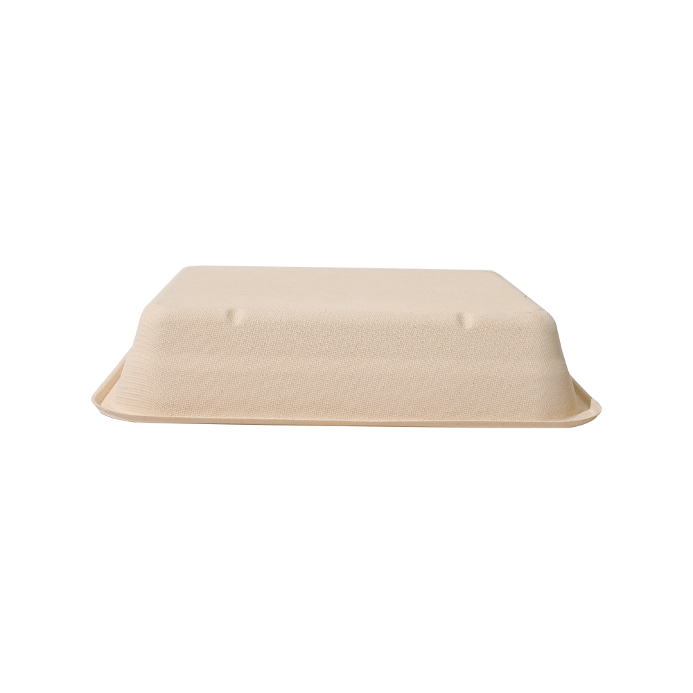 FREE Mold Fees! GreenPack 62oz / 1820ml Compostable Fresh Meat Tray — BPI Certified | OEM/ODM Available