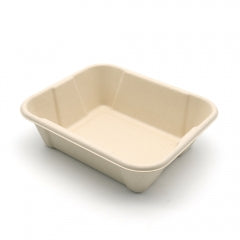 New Compostable Meal Serving Box with Lid.