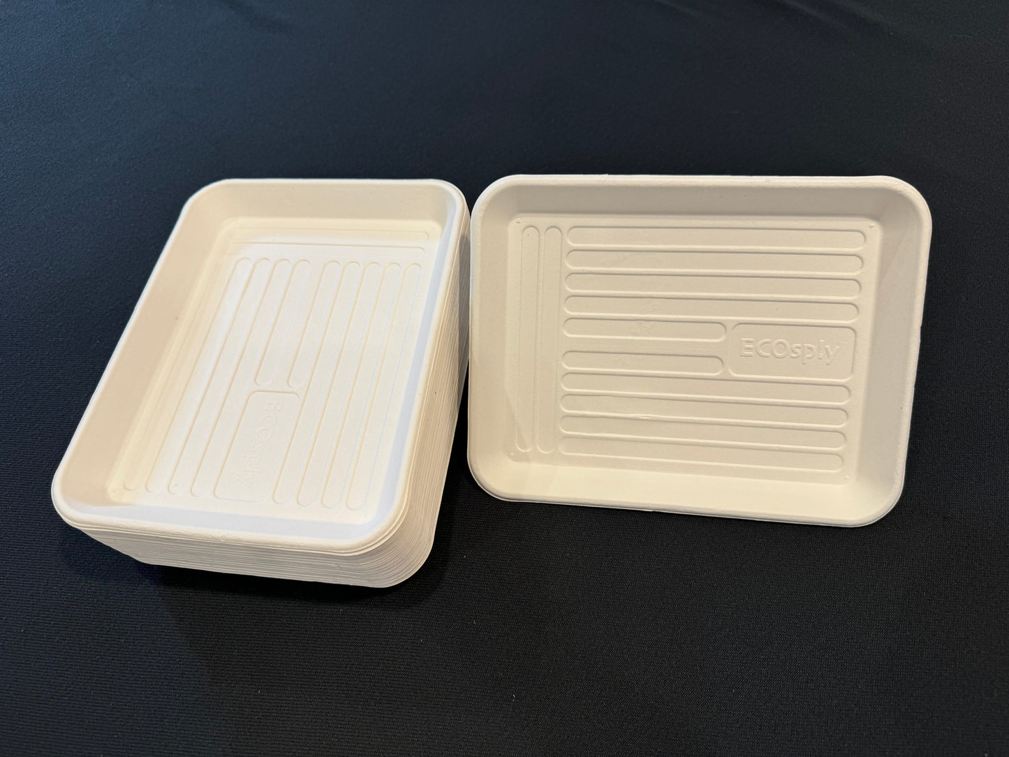 Strong Recommend!  New Thick Sturdy Compostable Fresh Meat Tray, S.   M.   L.