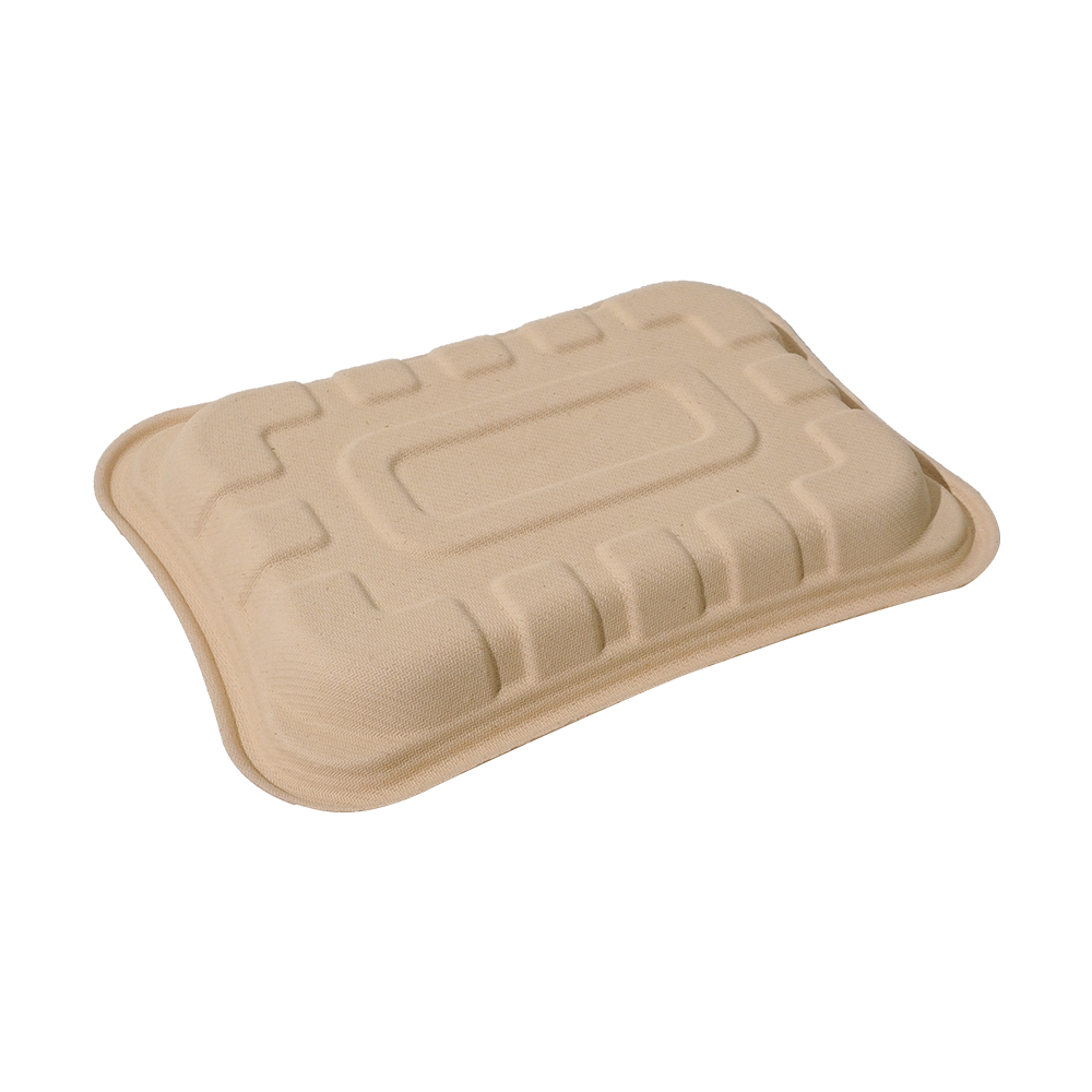 FREE Mold Fees! GreenPack 26oz / 770ml Compostable Fresh Meat Tray — BPI Certified | OEM/ODM Available